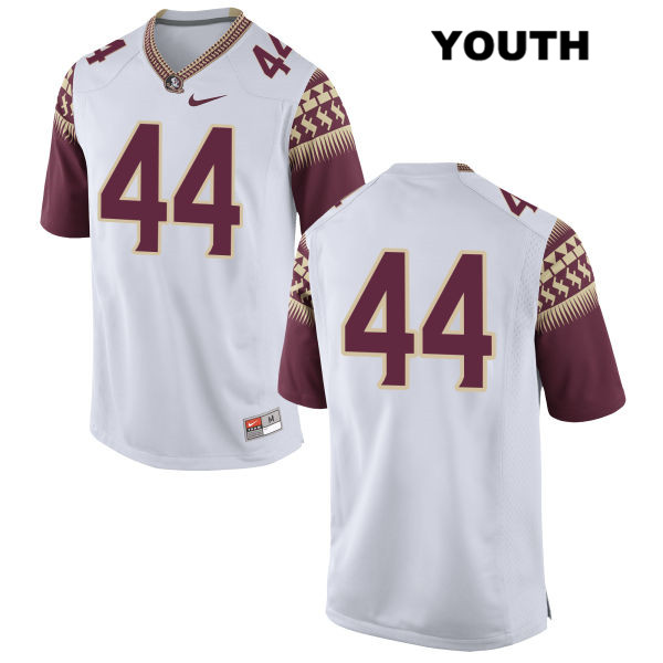 Youth NCAA Nike Florida State Seminoles #44 Chandler Marshall College No Name White Stitched Authentic Football Jersey XLW1469EI